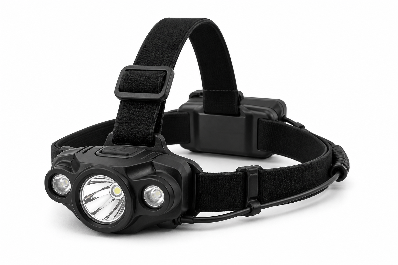 Linterna frontal LED recargable